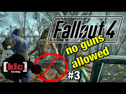 Federal Ration Stockpile - Ep 3 - Fallout 4 melee build let's play -- NO GUNS ALLOWED