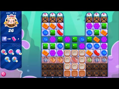 Candy Crush Saga Level 594 (NO BOOSTERS)