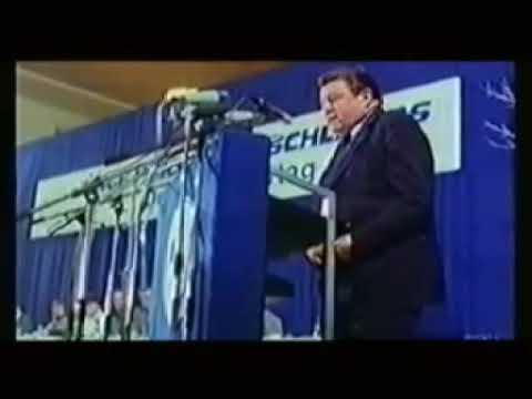 Franz Josef Strauß über die Sprache