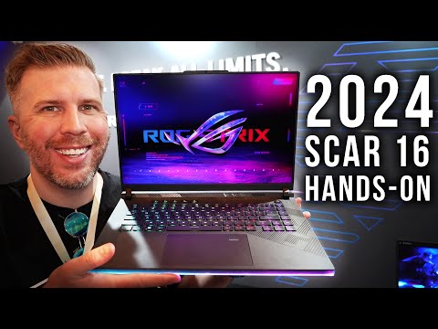 2024 Asus Strix Scar 16 Hands-On! New Mini-LED with Double the Dimming Zones!