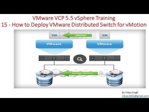 VMware VCP 5.5 :  15 - How to Deploy VMware Distributed Switch for vMotion