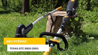 Akumulátorový vyžínač TEXAS GTZ 5800 (58V)