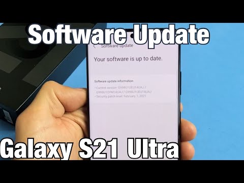How to Update System Software to Latest Version | Galaxy S21 Ultra