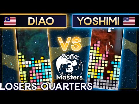 Zone Masters 3 - Diao Vs. Yoshimi - Losers Quarters Tetris Effect Connected Tournament