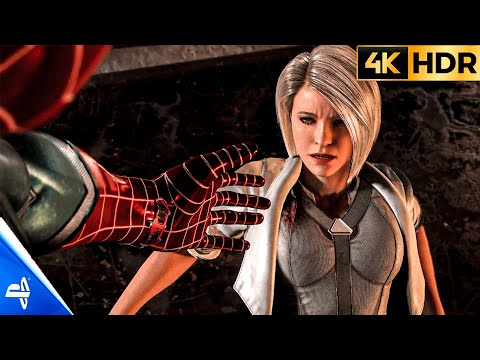 Spider-Man PS5 Pro - All Silver Sable Scenes [4K 60 FPS HDR]