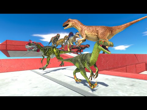 ENEMIES RUN UP and ATTACK T-REX - Animal Revolt Battle Simulator