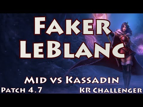 Faker LeBlanc vs Kassadin