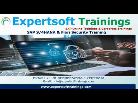 SAP S4HANA & FIORI Security Training | SAP S4HANA & FIORI Security Online Training