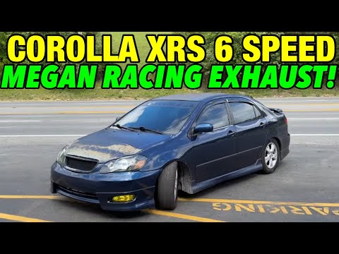 2005 Toyota Corolla XRS 1.8L 6 Speed w/ MEGAN RACING EXHAUST!