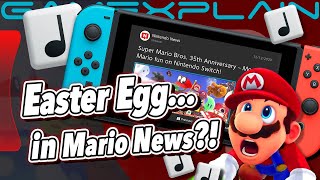There Might Be a WILD Mario Secret Hidden on the Nintendo Switch News App! (35th Anniv. Easter Egg)
