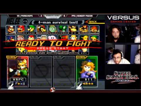 VS Weekly 08/14/16 - Winners Semis - VS|PPG|PorkChops (Falco) vs|Hungry Pigeon (Peach) - Melee