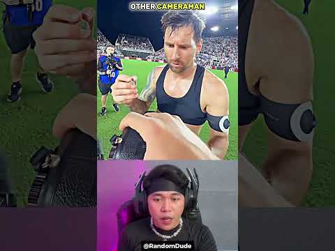 Detik Detik Kameramen Mengorbankan Kamera Nya Untuk Messi 😱 #shorts