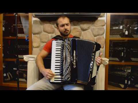 SEREIMPGOLD41120BK -  Serenellini Imperator Gold Piano Accordion LMMH 41 120 $8999