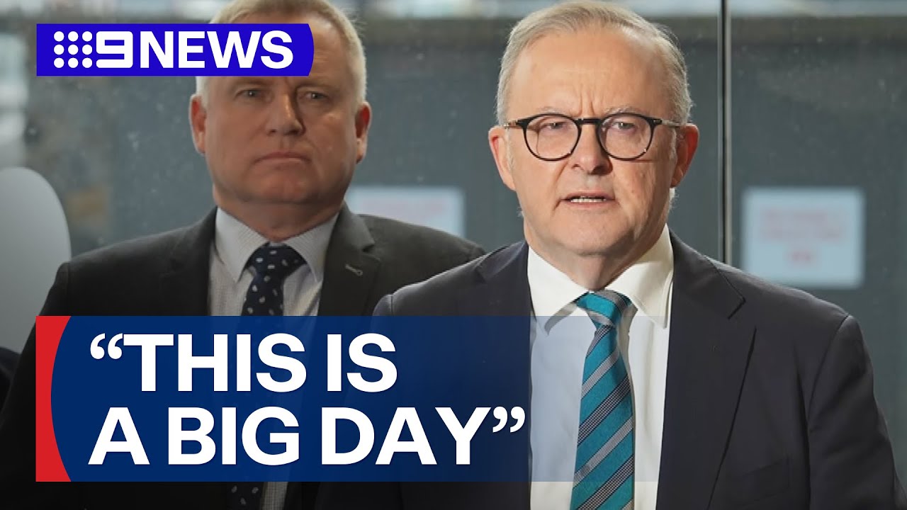 Anthony Albanese announces health and education plans | 9 News Australia
