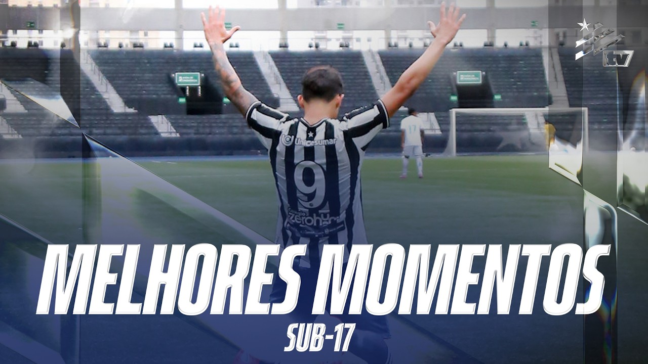 VÍDEO | Gols e melhores momentos de Botafogo 4×1 Juventude pelo Campeonato Brasileiro Sub-17