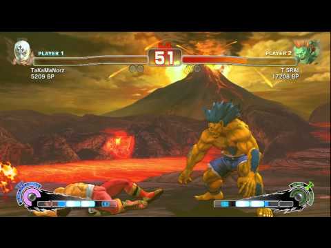 SSF4: TaKaMaNorz (El Fuerte) VS T SRAI (Blanka)