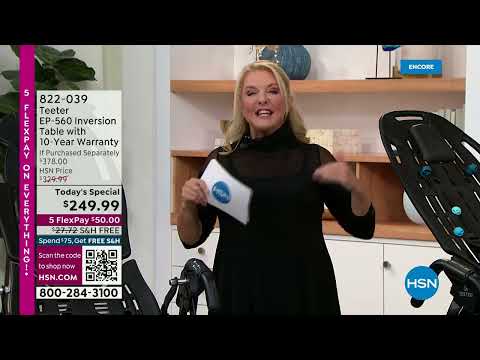 HSN | Teeter Fitness 25th Anniversary 01.01.2023 - 07 AM