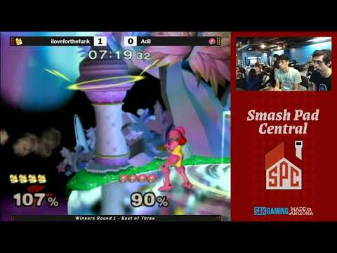SPC 179 SSBM WR1 - Adil (Samus) vs iliveforthefunk (Fox)
