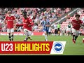 U23 Highlights | Manchester United 2-1 Brighton & Hove Albion | The Academy