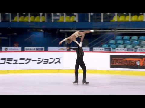 ISU 2014 Jr Grand Prix Zagreb Pairs Free Skate Maria VIGALOVA / Egor ZAKROEV RUS