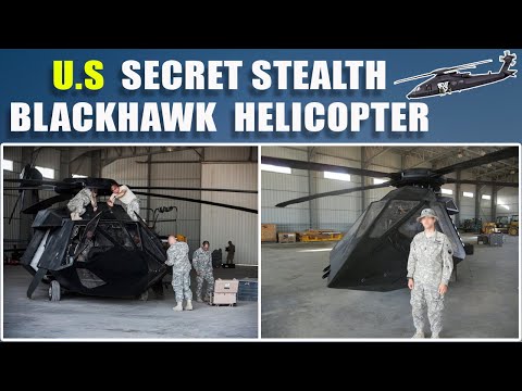 U.S top secret stealth Blackhawk transport helicopter