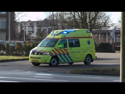 A1, Silverline Ambulance 02-111 Leeuwarden naar onbekende melding