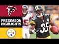 Falcons vs. Steelers | NFL Preseason Week 2 Game Highlights