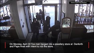CAUGHT ON CAMERA: Danforth jewellery store robbery