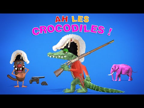 Ah Les Crocodiles par Foufou (The crocodile song in french for kids) 4K