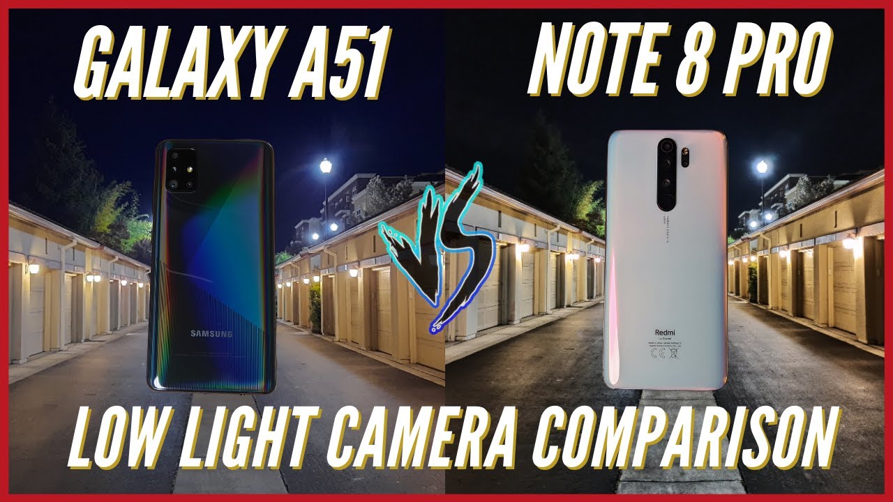 Samsung Galaxy A51 vs Redmi Note 8 Pro Camera Comparison // Low Light