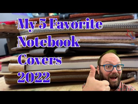 My 5 Favorite A5 Notebook Covers of 2022!