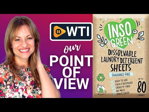 Unscented Laundry Detergent Sheets - 40 Eco Laundry Sheets Detergent for Up to 80 Loads - Zero Plastic Packaging - WTI product video review