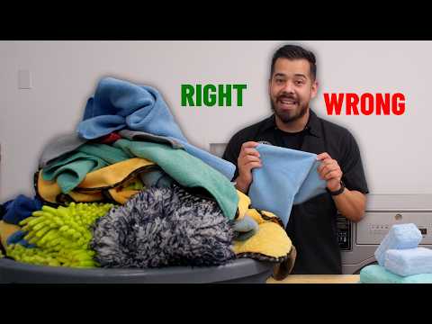 Watch This Before You Wash Your Microfiber Towels And Ruin Them Forever!