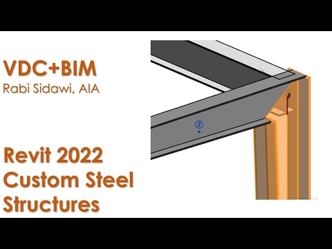 Revit 2022 Custom Steel Structures 4K