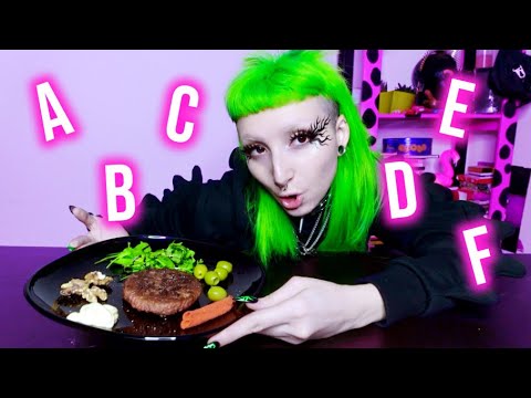 I eat in ALPHABETICAL ORDER for 24 HOURS