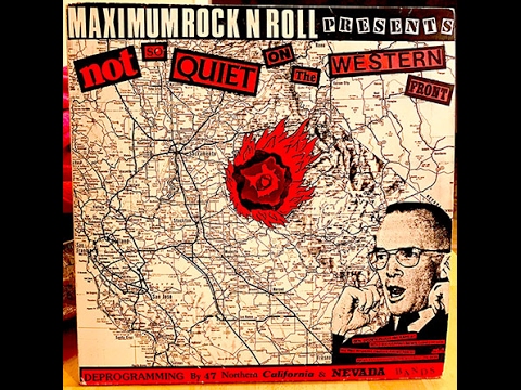 NOT SO QUIET ON THE WESTERN FRONT  LP (w/ lyrics) punk hardcore MAXIMUM ROCK N ROLL