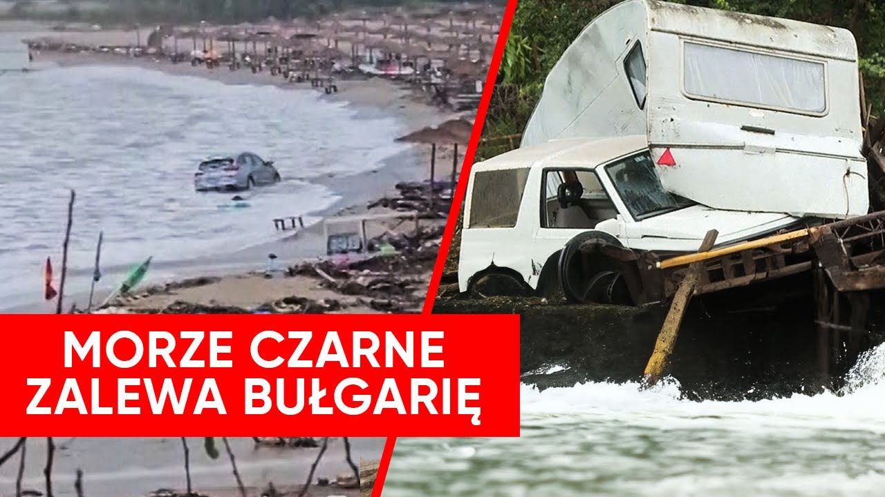 Sztorm w Bułgarii. Woda przedarła się do hoteli. "To jak apokalipsa"
