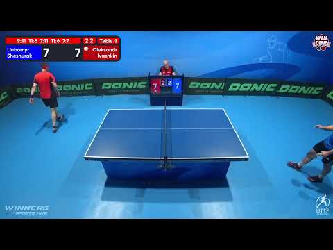 19:30 Liubomyr Sheshurak 2 - 3 Oleksandr Ivashkin West 3 WIN CUP 02.11.2022 | TABLE TENNIS WINCUP