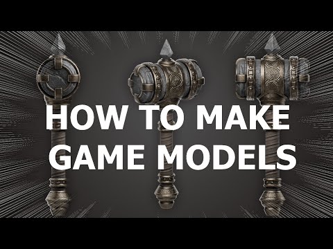 Introduction to High-to-Low Poly Workflow for 3D Game Models: Part 1