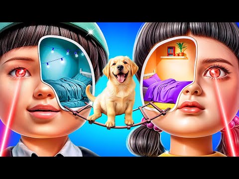 Squid Game Doll Adopted a Dog! Squid Game Doll in Real Life