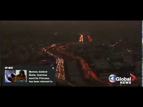 Sao Paulo smoke into darkness in the middle of the afternoon