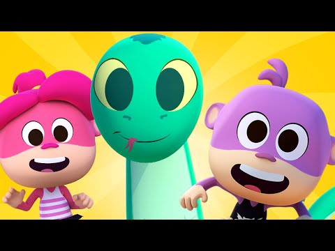 Soy una Serpiente y Más Clasicos de Canciones del Zoo 🐍 PARA NIÑOS 🎵 Canciones del Zoo 🎵