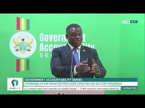 LIVE: Government Accountability Series - Communication Minister Reports on Sector Progress