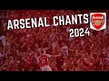 TOP 10 ARSENAL CHANTS 2024 WITH LYRICS Gabriel Odegaard Saka And More