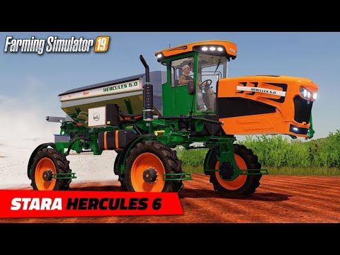 Jogando Ureia Com o Stara Hercules 6.0 - Farming Simulator 19 - Flamboyant - ep. 34