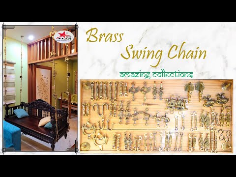 Brass jhula chain, antique brass swing chain,jhula chain