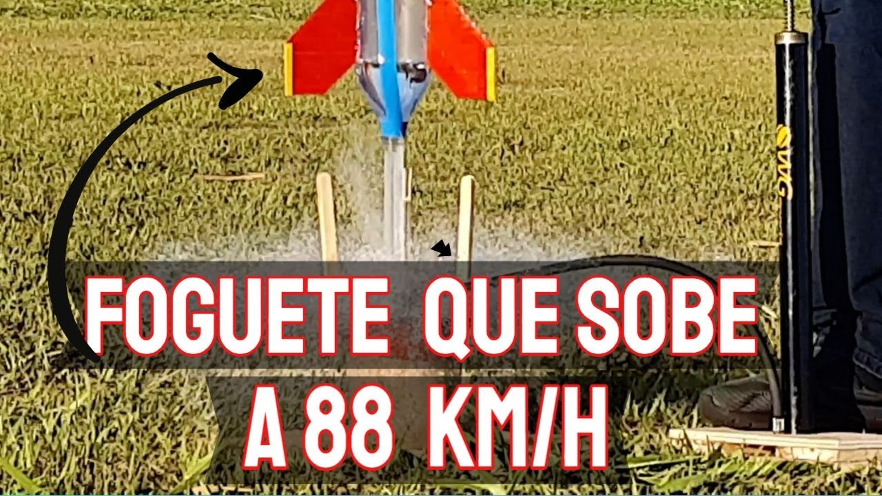 Como fazer um FOGUETE DE ÁGUA PRESSURIZADA — EP. 53