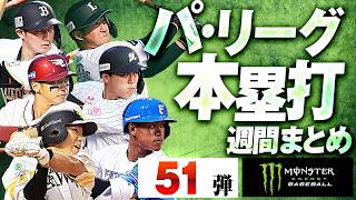 【5/29-6/14】パ・リーグ本塁打「全51弾」まとめ【Supported by モンスターエナジー】