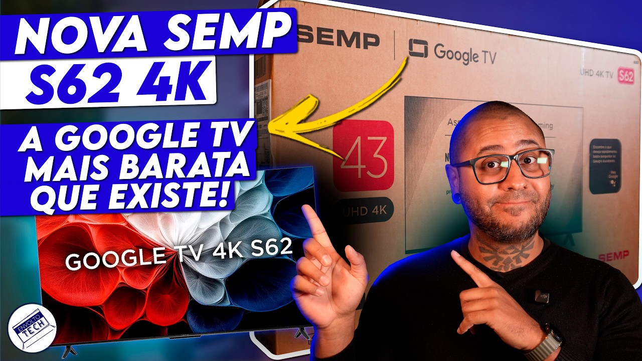 Miniatura da avaliação em vídeo de Smart TV SEMP S42R 50 Polegadas