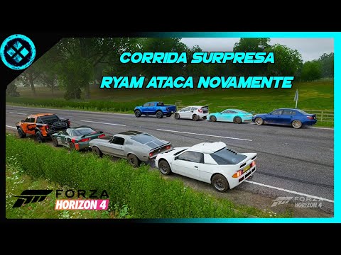 RYAN ATACA NOVAMENTE - CORRIDA SURPRESA - FORZA HORIZON 4